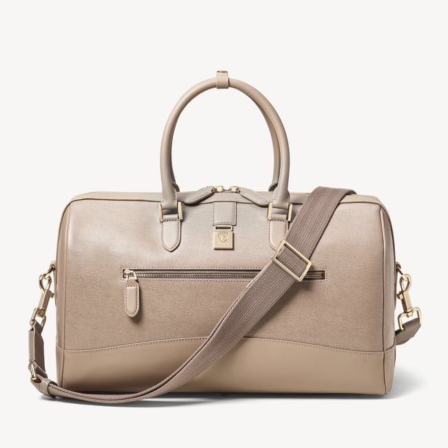 Connaught Flight Work Bag Moleskin Saffiano