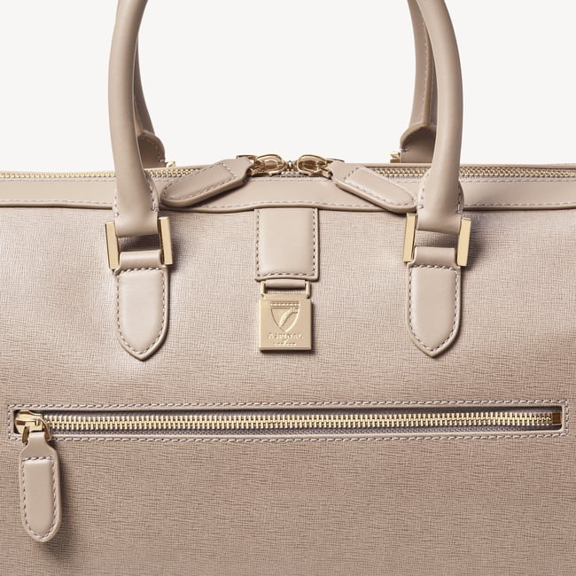 Connaught Flight Work Bag Moleskin Saffiano