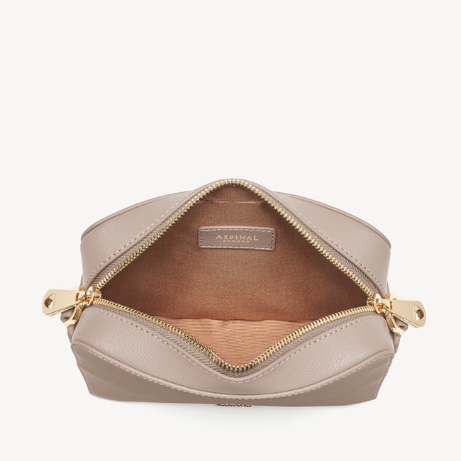 Camera Crossbody Moleskin Soft Saffiano