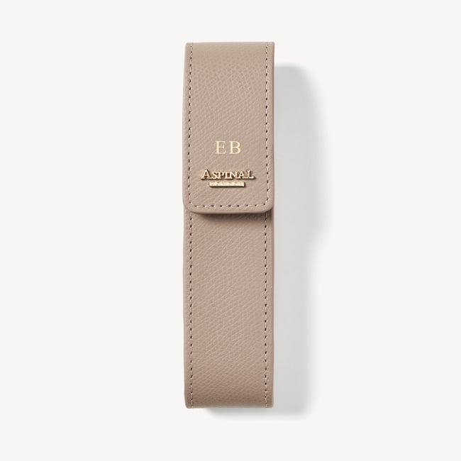 Duo Pen Case Moleskin Soft Saffiano