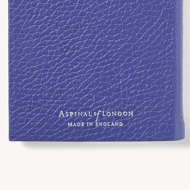 2026 Slim Pocket Leather Diary Cobalt Blue Pebble