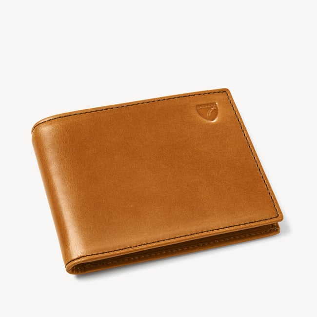 Billfold RFID Wallet Smooth English Tan