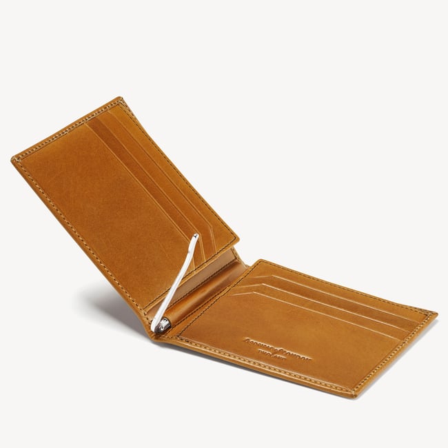 Billfold RFID Wallet Smooth English Tan