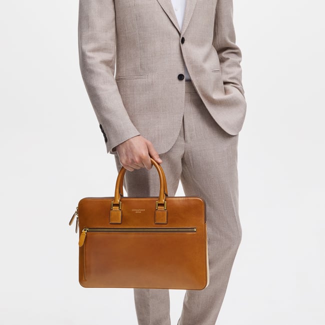 Connaught Folio Smooth English Tan