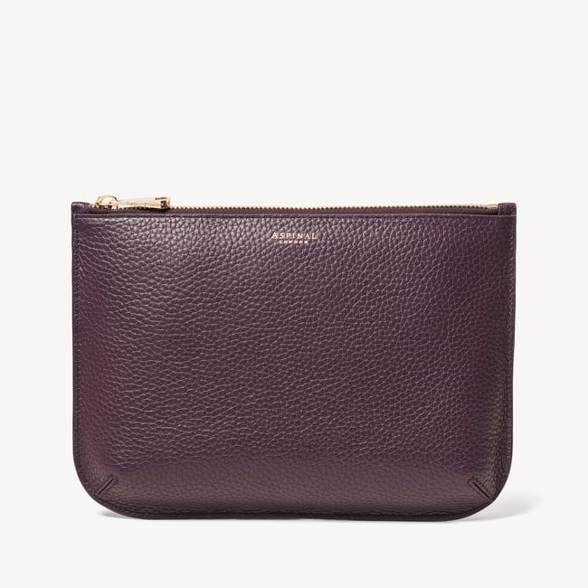 Large Ella Pouch Fig Pebble