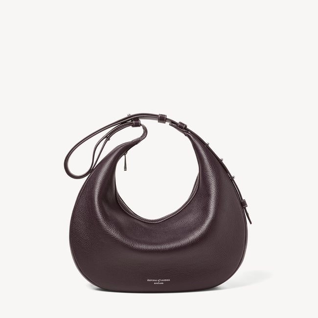Soho Large Crescent Wine Milled Pebble