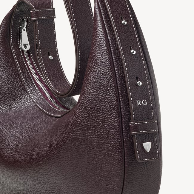 Soho Large Crescent Wine Milled Pebble