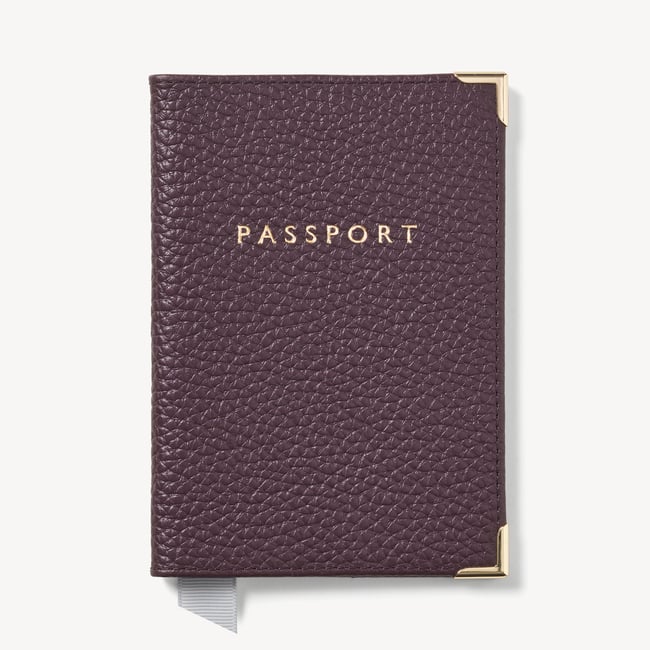 Passport Cover Fig Pebble