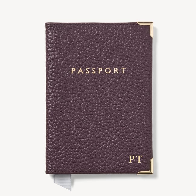 Passport Cover Fig Pebble