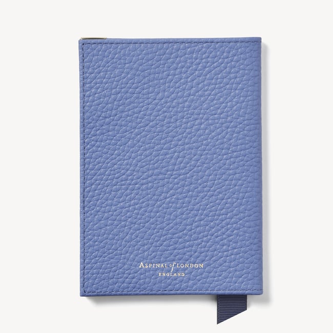 Passport Cover Capri Blue Pebble
