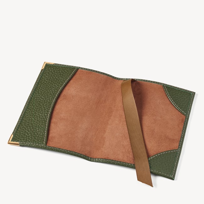 Passport Cover Racing Green Pebble