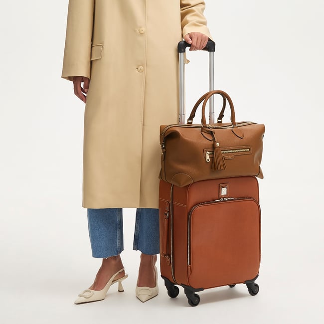 Hudson Bag Tan Milled Pebble