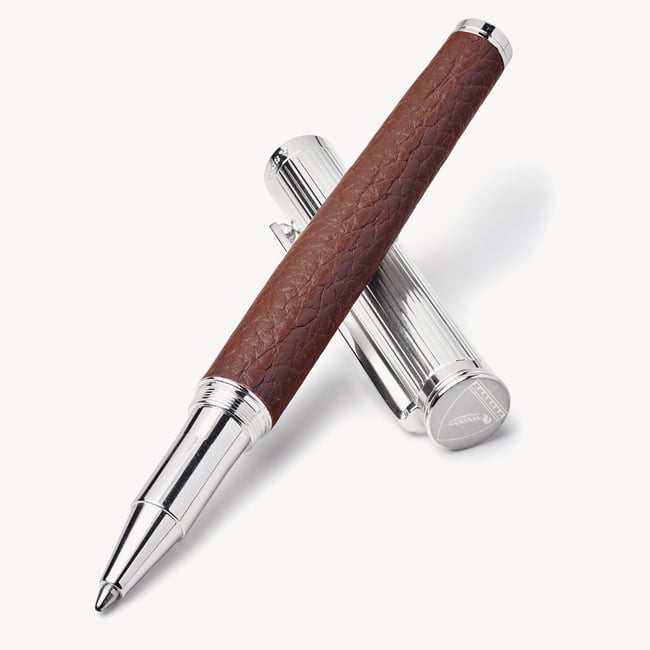 A5 Refillable Journal & Pen Set Tobacco Pebble