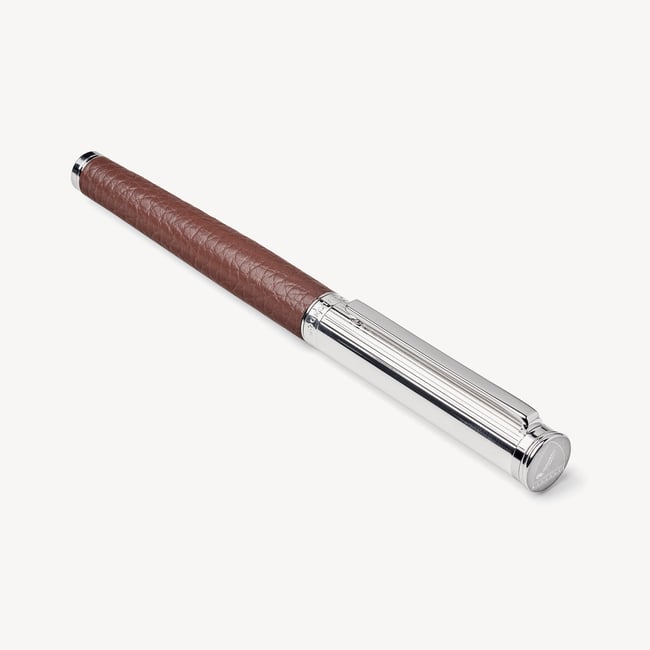 A5 Refillable Journal & Pen Set Tobacco Pebble