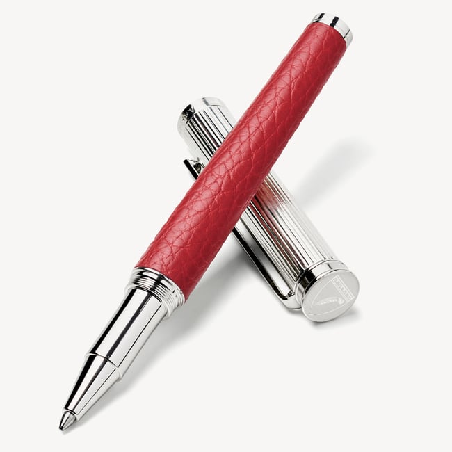 A5 Refillable Journal & Pen Set Cardinal Red Pebble