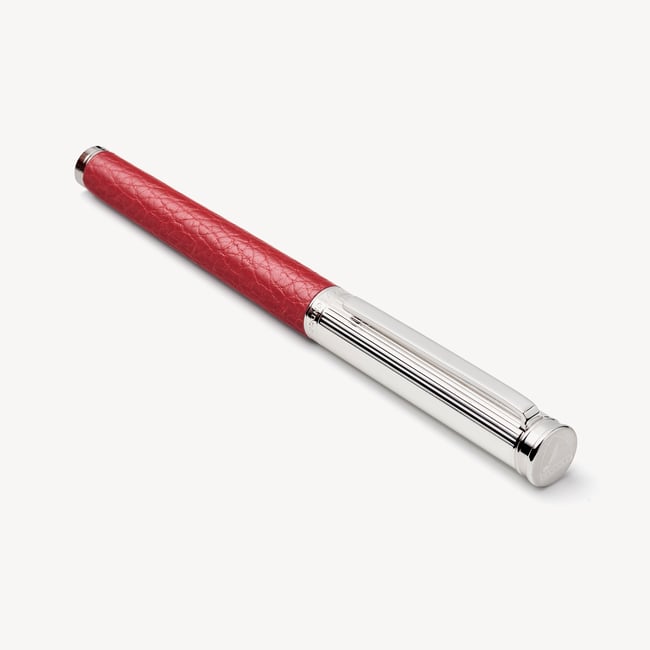 A5 Refillable Journal & Pen Set Cardinal Red Pebble