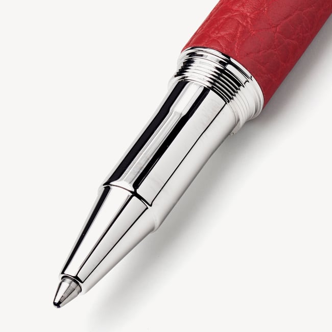 A5 Refillable Journal & Pen Set Cardinal Red Pebble