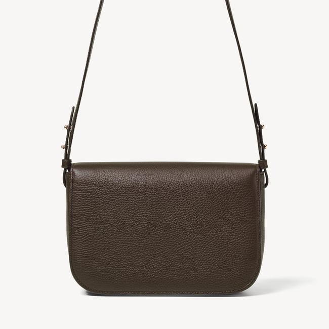 Ella Grande Crossbody Chocolate Pebble