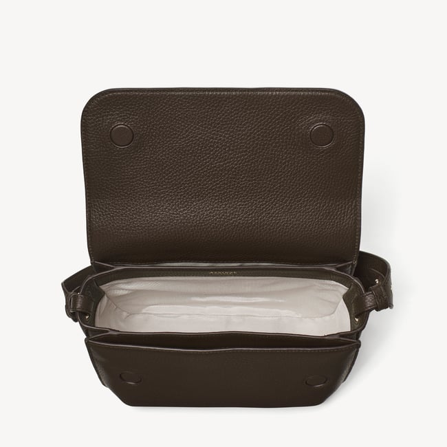 Ella Grande Crossbody Chocolate Pebble