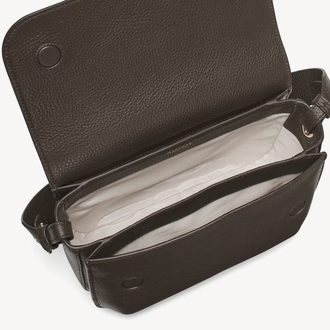 Ella Grande Crossbody Chocolate Pebble