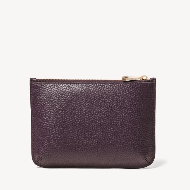 Medium Ella Pouch Fig Pebble