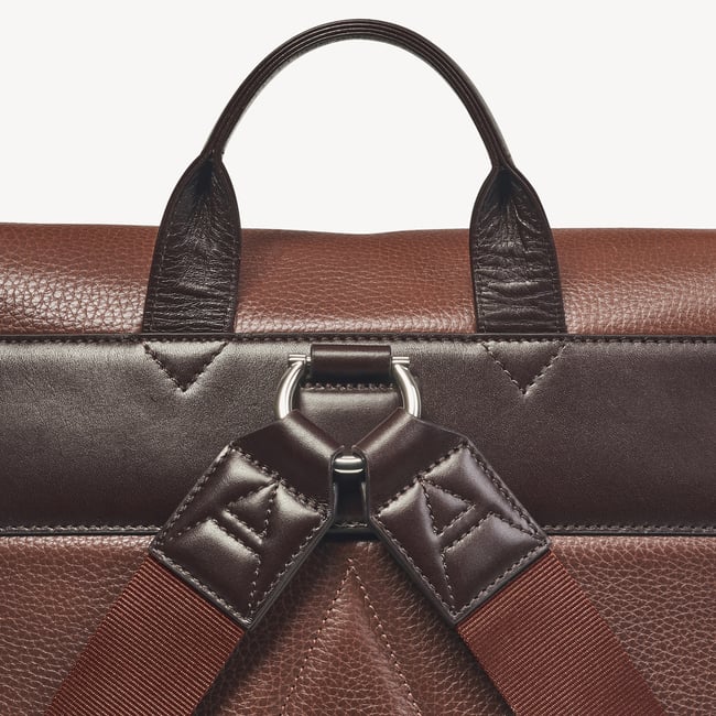 Reporter Backpack Tobacco Pebble