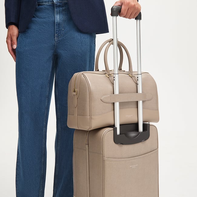 Connaught Flight Work Bag Moleskin Saffiano