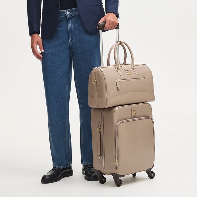 Connaught Flight Work Bag Moleskin Saffiano