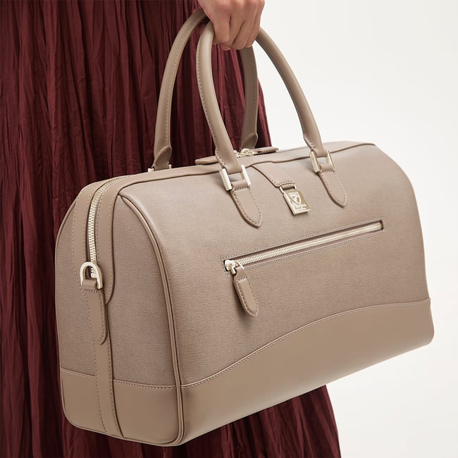 Connaught Flight Work Bag Moleskin Saffiano
