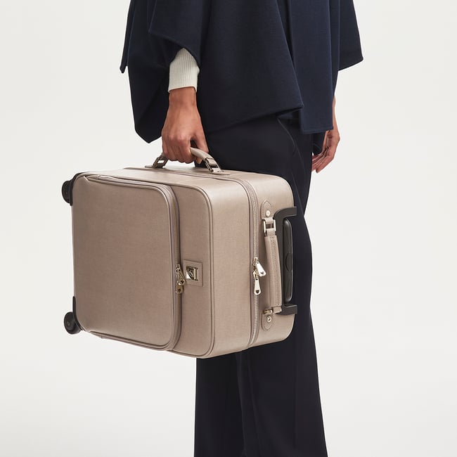 Connaught Cabin Case Moleskin Saffiano