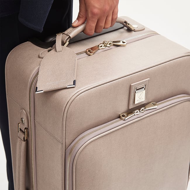Connaught Cabin Case Moleskin Saffiano