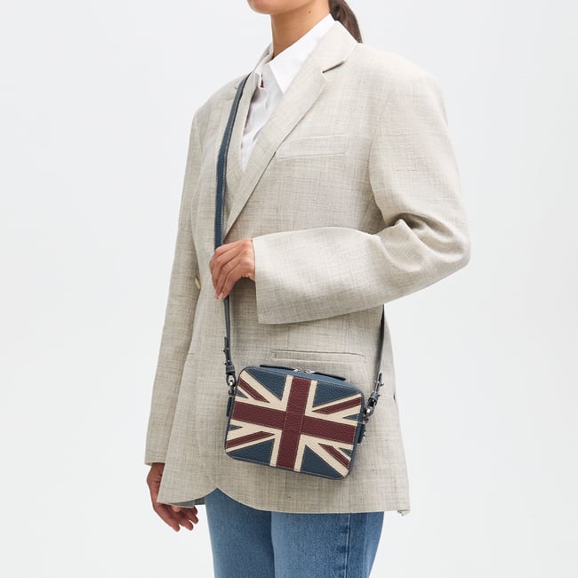 Camera Crossbody Brit Pebble