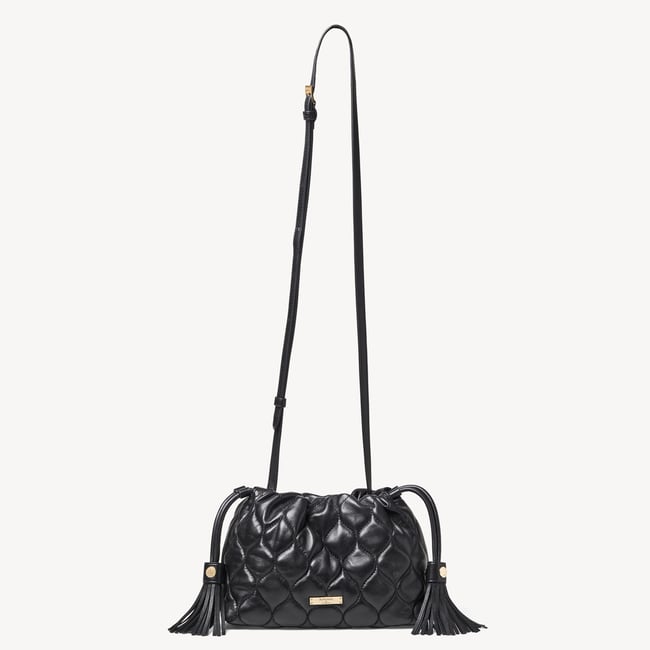 Amelia Black Quilted Nappa