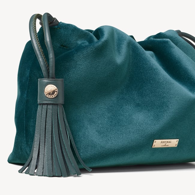 Amelia Peacock Blue Velvet
