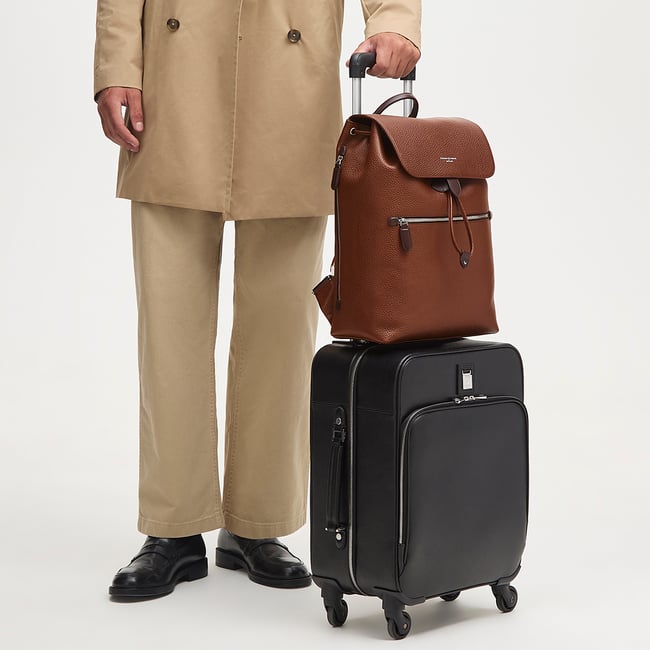 Reporter Backpack Tobacco Pebble