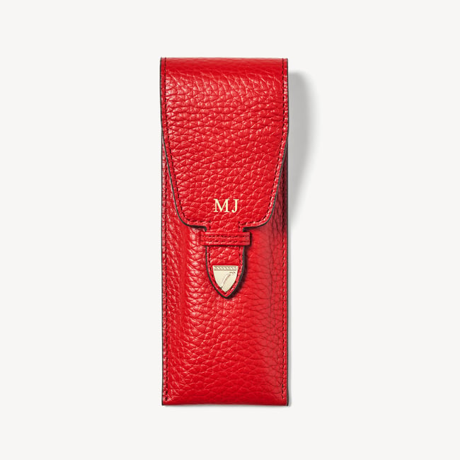 Pen Case Cardinal Red Pebble