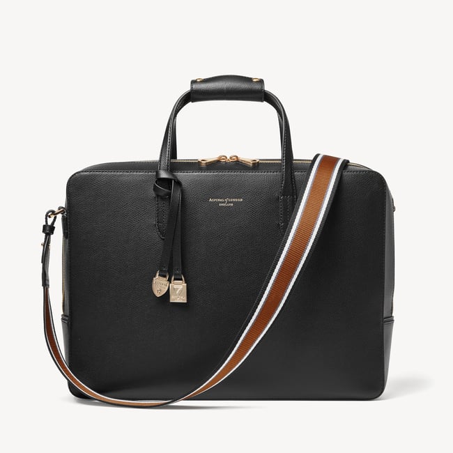 The Brook Street Black Soft Saffiano