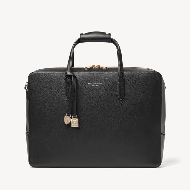 The Brook Street Black Soft Saffiano