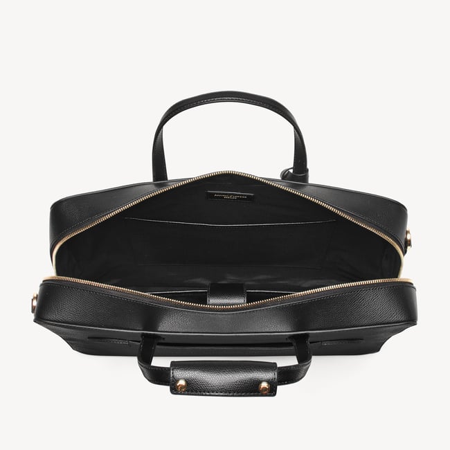 The Brook Street Black Soft Saffiano