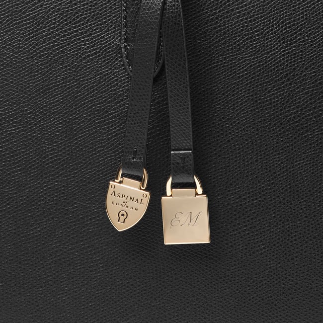 The Brook Street Black Soft Saffiano