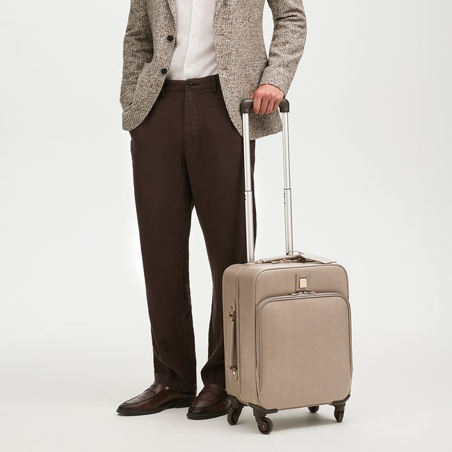 Connaught Cabin Case Moleskin Saffiano