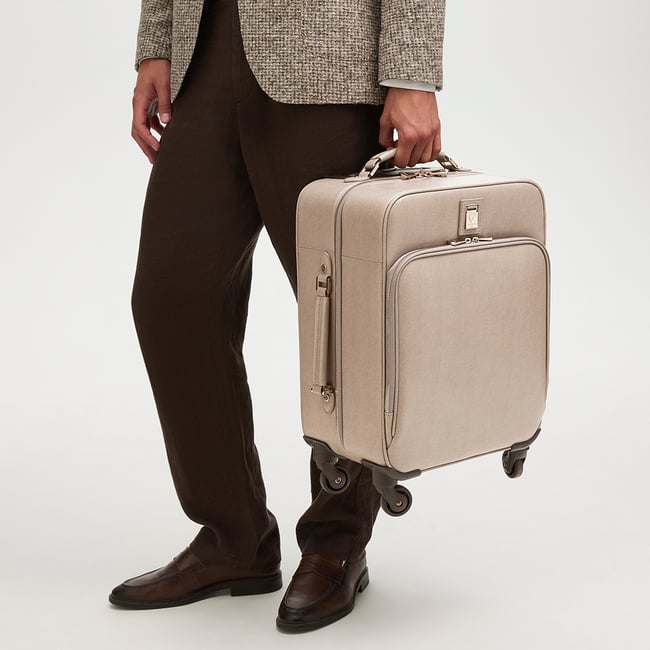 Connaught Cabin Case Moleskin Saffiano