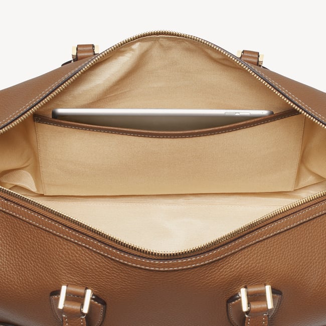 Hudson Bag Tan Milled Pebble