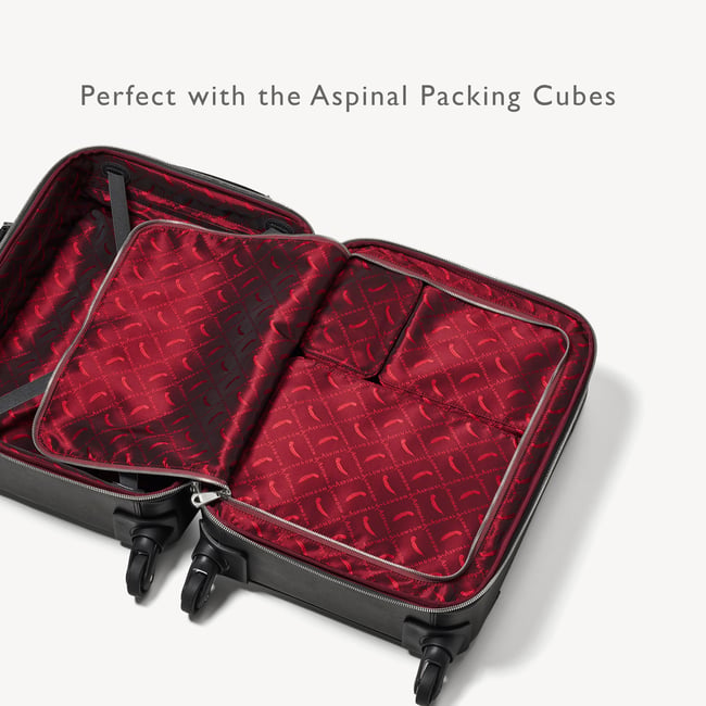 Connaught Cabin Case Black Saffiano