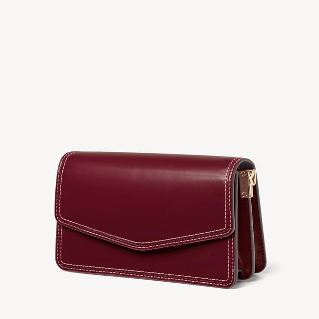Eliza Clutch Smooth Merlot
