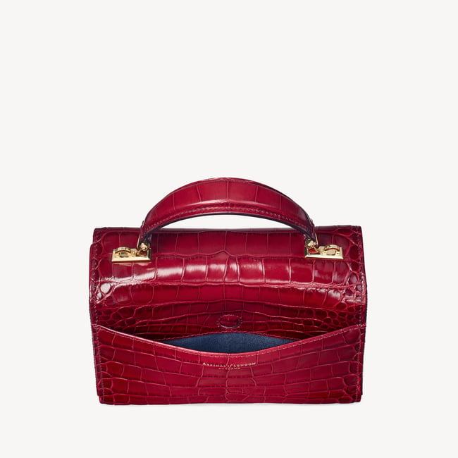 Midi Mayfair® Deep Shine Cherry Ombre Croc