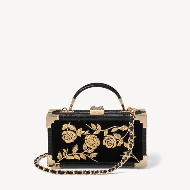 Trinket Box Black Velvet