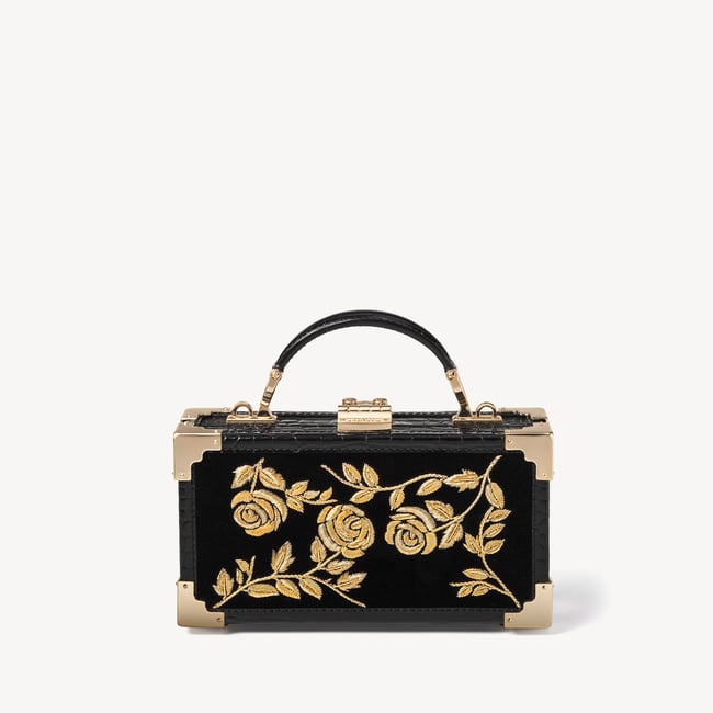 Trinket Box Black Velvet