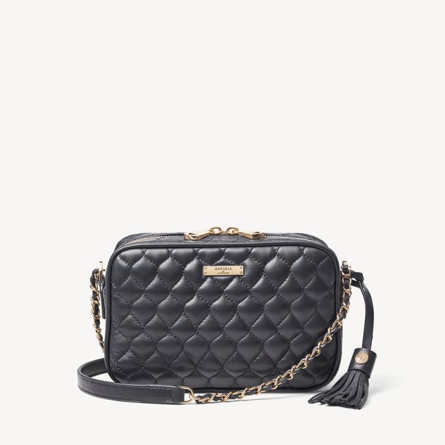 Alice Navy Quilted Nappa