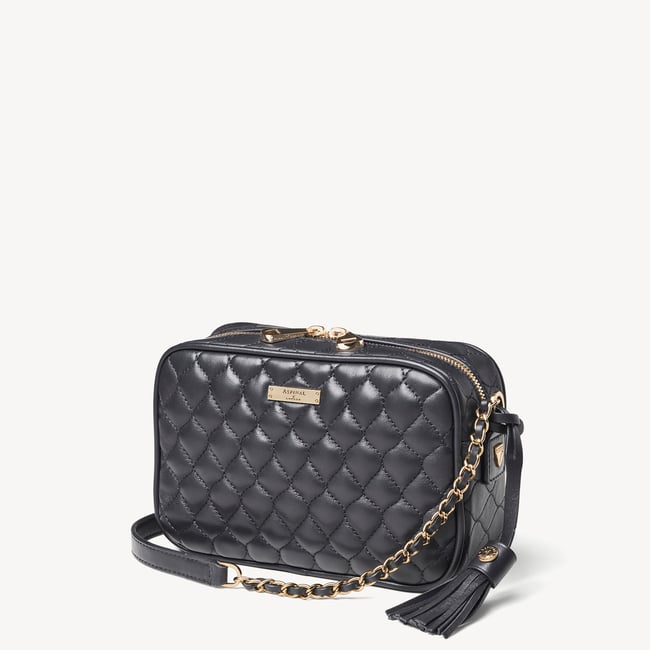 Alice Navy Quilted Nappa